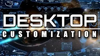 Rainmeter Tutorial | Neon Space Skin | System Monitoring | Skin & Theme