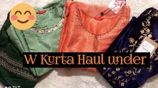 W Kurta Haul 😍Myntra W kurta Haul