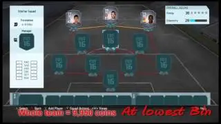 Fifa 16 | Squad Builder #1 | Best Starter Squad In ultimate Team