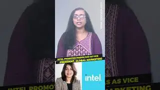 Intel promotes Roshni Das as Vice President, Global Marketing #shortsvideo