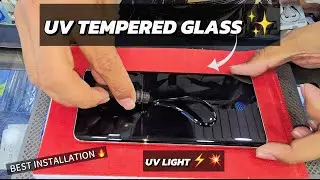 Vivo V50 Elite UV Glass Installation 🔥 Bubble-Free Curved Screen Protector Guide!