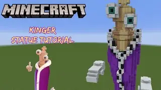 Minecraft Tutorial: Kinger Statue (The Amazing Digital Circus)