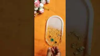 Resin tray | Resin mini  tray #shorts #trending #diy #resin