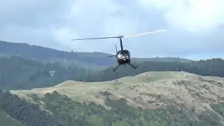 Kapiti Airport Paraparaumu - Kapiti Heliworx Robinson R44 II ZK-IDO Departure
