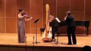 GENZMER - Trio for Flute, Viola, and Harp: 1. Fantasia - Emily Cantrell, viola - 2013