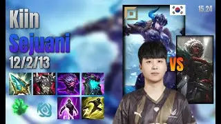 Kiin Top Sejuani vs Ambessa lol KR solo rank Full Game 15.24 | 기인 세주아니 vs 암베사