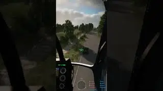 LITTLE BIRD GUNS DOWN LOGISTICS TRUCK #gaming #armareforger #attackhelicopter