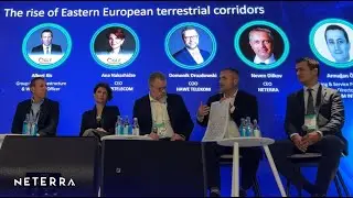Neterra&rsquo;s CEO Neven Dilkov in a discussion panel at Capacity Europe 2025
