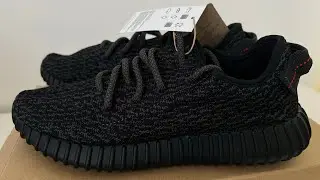 YEEZY BOOST 350 &ldquo;pirate black&rdquo; unboxing 2023