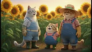 Mama Cat's Secret Garden: Growing Giant Sunflowers! 🌻
