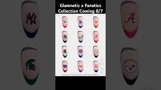 Are you excited for the @Glamnetic x @Fanatics Collection? Do you see your fave team #diynails