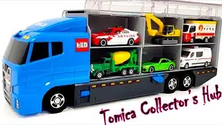 トミカ☆高級ミニカーを開封してコンボイ出発！ホンダNSXも参加☆Unbox luxury miniature cars and hit the road in a convoy!