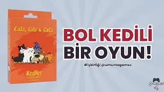 Cats, Cats & Cats Kutu Oyunu İnceleme! BOL KEDİLİ BİR OYUN! #işbirliği