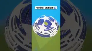 Minecraft Football Stadium ⚽ - Link in bio 📝 (Build by @Talyuli ) #minecraft