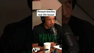 Luis J Gomez scared by possum #shorts
