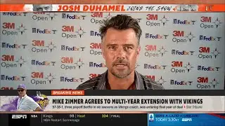 [BREAKING NEWS] Josh Duhamel on Mike Zimmer agrees to multi-year contract extension with the Vikings
