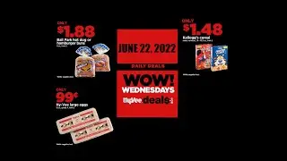 Hy-Vee WOW Wednesday, Super Hot Deals Coupons, 3 Day Sale Ad Flyer 06.23.2022-06.28.2022 Stock Prep