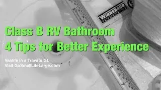 CLOGGED DRAIN SOVLED in Travato 59G Class B RV BATHROOM  |  Vanlife in a Travato GL