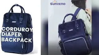 Product showcase: Corduroy Diaper Backpack