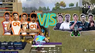 OR vs Soul || zone rotation fight in erangel || Or Aditya 1v3 Soul sky Esports highlights
