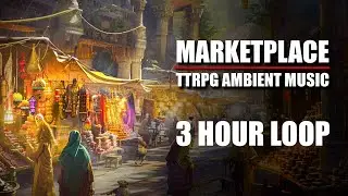 D&D TTRPG Background Music: Marketplace | 3 Hour Loop