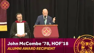 Alumni Award Speaker McCombe Outlines Foundational 