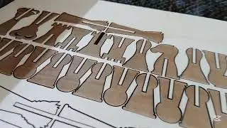 LC-6040L/80 TruCUT&trade; 600&times;400mm Desktop 80W CO2 Laser Cutter, cutting and engraving PLY-BASSWOOD...