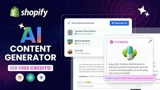 Meetanshi AI Content Generator for Shopify - 100 FREE Credits