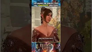 Companions' react to Tav licking a goblin's foot | Baldur's Gate 3
