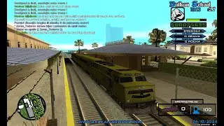 Doing Train Job In Gta San Andreas
