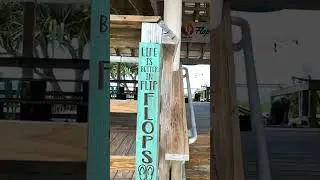 Life Is Better In Flip Flops! FLIP FLOPS BEACH GRILL #shorts #florida #beach