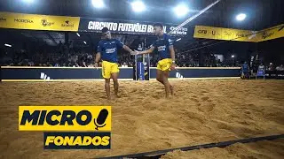BEGUINHA E JOÃO ET EM: MICROFONADOS. COLOQUE SEU FONE DE OUVIDO #futevôleibrasil #esports #cfb
