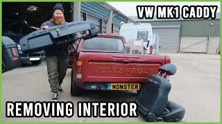 СНЯТИЕ САЛОНА ИЗ ВЕЛИКОБРИТАНИИ 🇬🇧 VW MK1 CADDY
