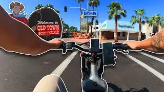 Delivering DoorDash Orders on my E-bike in Old Town Scottsdale 🚵