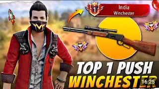 Pushing For Top 1 India 🇮🇳 Title In New Gun ( WINCHESTER ) | Solo Weapon Glory Push Tricks | Ep-1