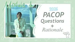 Module 1 Pharmacy Board Exam Review: PACOP Questions & Rationale