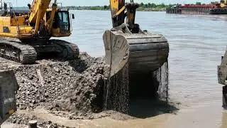 Powerful Excavator Working | Heavy Equipment Digging & Loading Dirt | Real Construction Action 4K