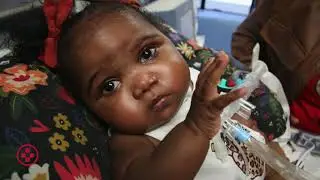Congenital heart patient leaves with a parade