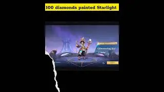 What change if you buy 100 diamonds starlight painted skin