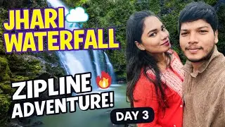 Zipline Ride + Forest Adventure 🌧️ | Jhari Waterfall Chikmagalur | Day 3 Vlog
