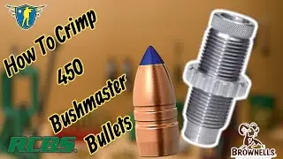 Обжим пуль для 450 Bushmaster с помощью матриц Lee Dies