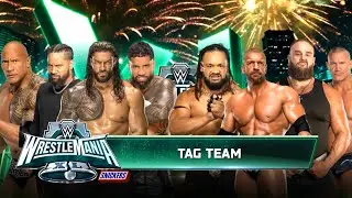 8 Men Tag Team Match || Lenix Gaming Spot || The Blood Line Wwe 2k25