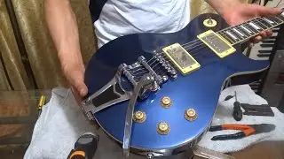 Como instalar el tremolo o Bigsby  Vibramate en la guitarra electrica