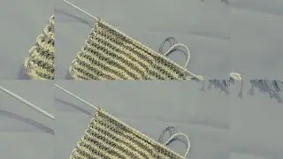 How To Creat illusion or Shadow knitting (knit +purl Only)-@shagufta's cute knitting. 