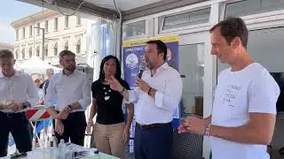 MATTEO SALVINI A MONFALCONE IN SOSTEGNO DI ANNA MARIA CISINT E DELLA LEGA