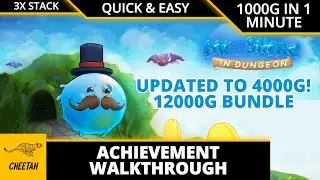 Mr.Slime in Dungeon - UPDATED TO 4000G! Achievement Walkthrough (1000G IN 1 MINUTE) 12000G BUNDLE