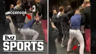 Conor McGregor Phone Stomping Incident Caught On Video | TMZ Sports