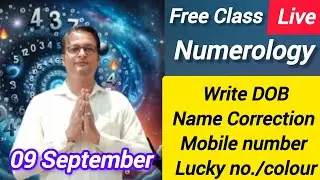 Numerology Free Live session। 09 September 2025 #amarbhargava।  #numerology #astrology #vastu