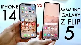 Samsung Galaxy Flip 5 против iPhone 14! (Сравнение) (Обзор)