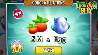 Dragon City - Claims 5 Million Food + High Snow Dragon | FREE REWARDS 😱